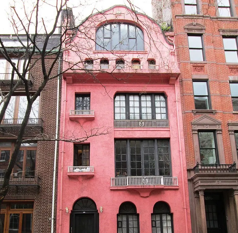 The Village’s beloved pink townhouse lists as an $11M fixer-upper