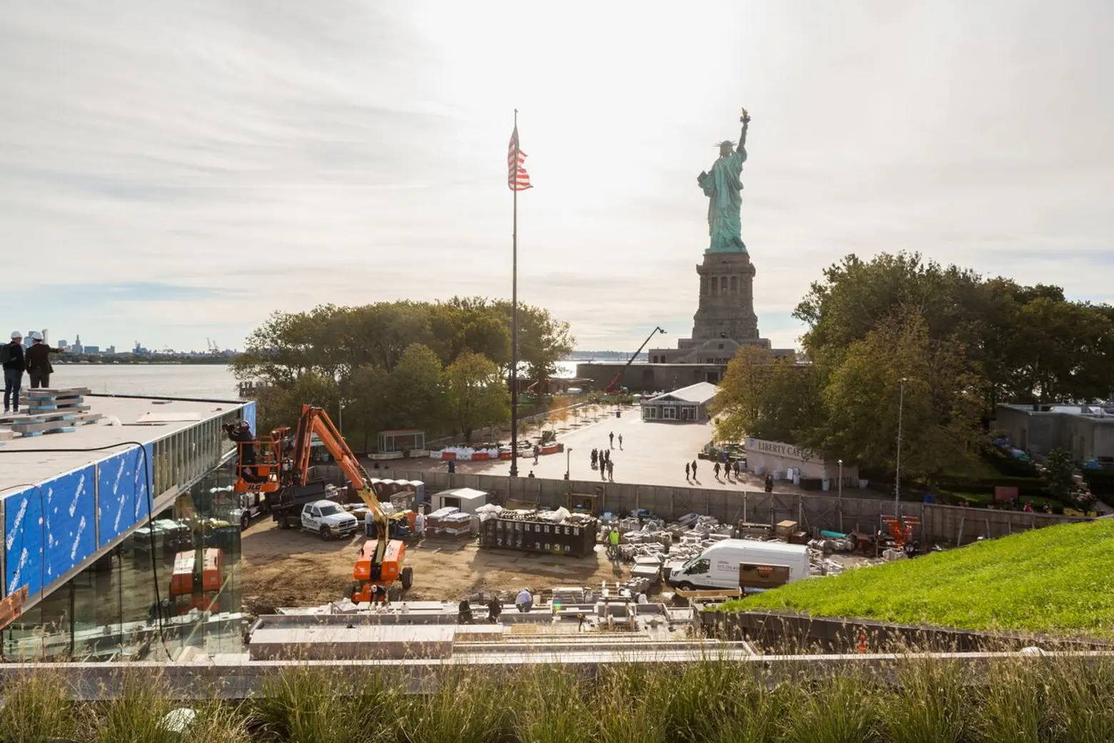 PHOTOS: See how the Statue of Liberty’s new museum is shaping up