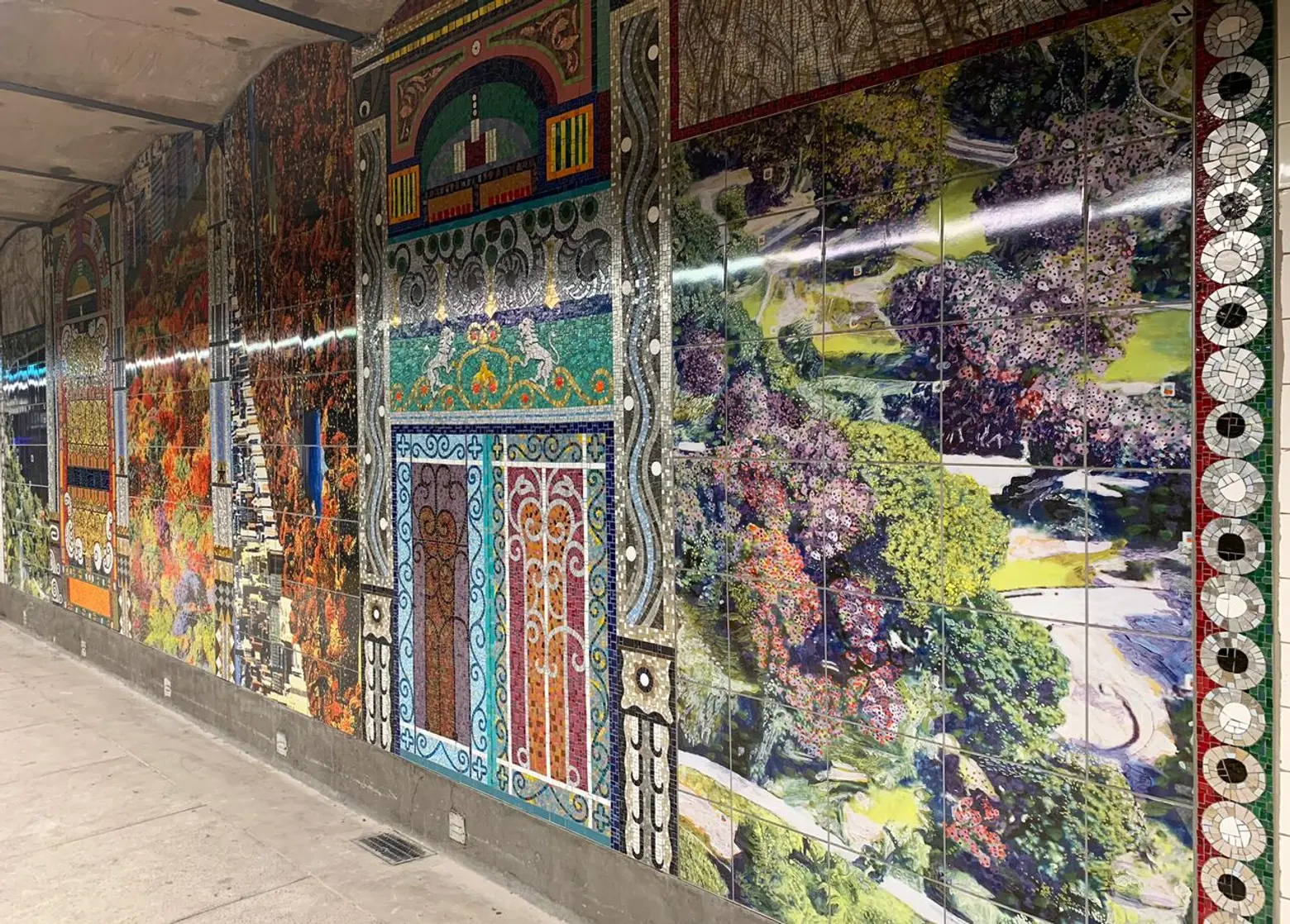 86th street, joyce kozloff, nyc subway art
