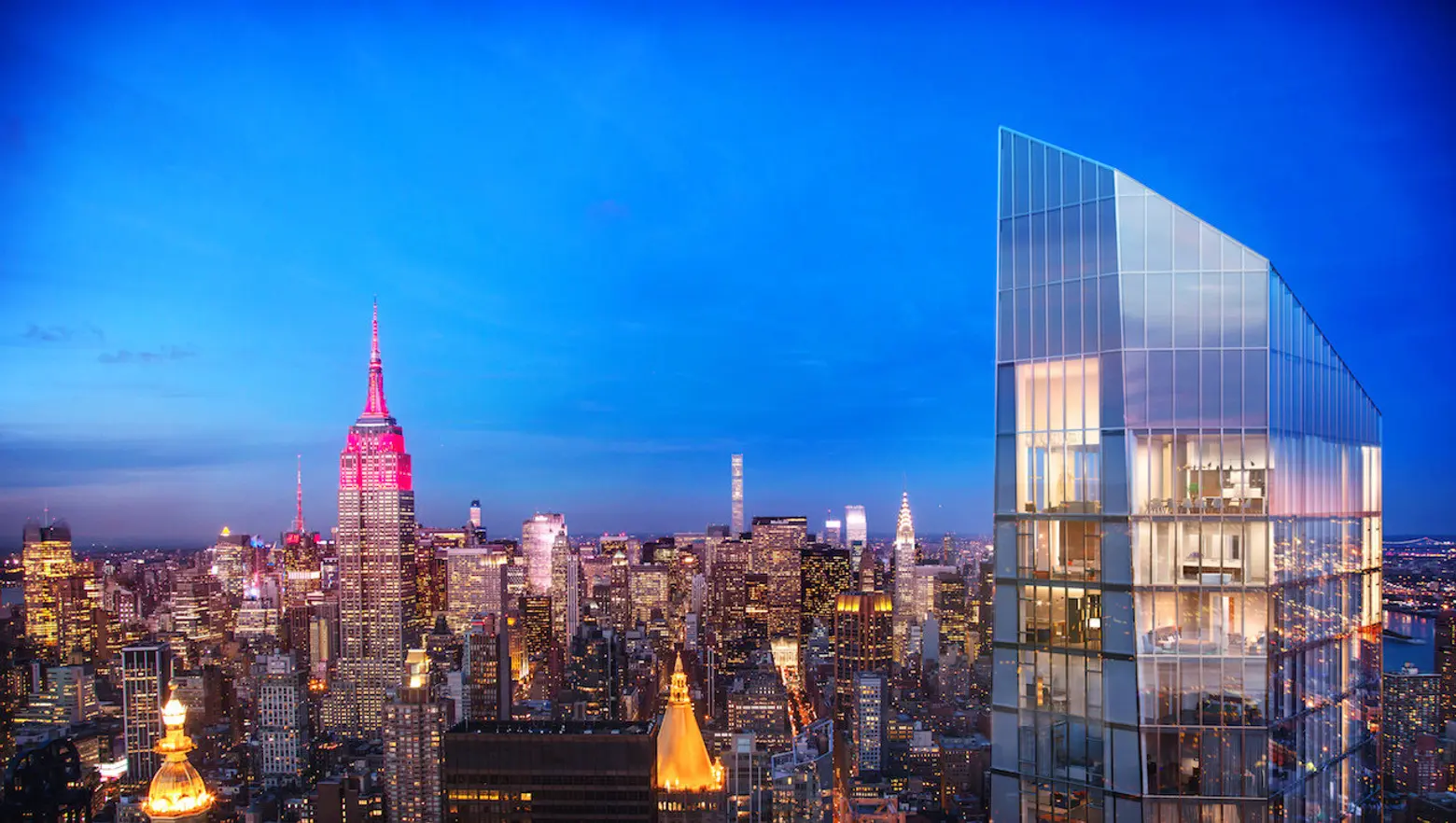 Madison Square Park Tower penthouse, now a triplex, back on the market for $77.7M