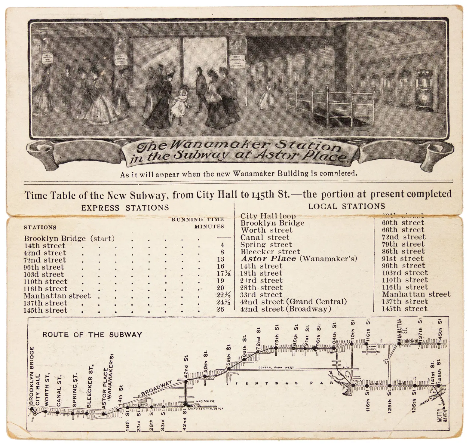 You can buy the earliest ‘portable’ NYC subway map for $12,000