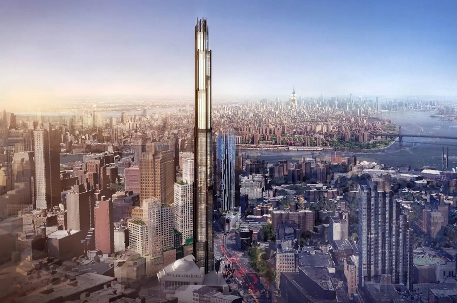 Work finally resumes at Brooklyn’s first 1,000+ foot tower