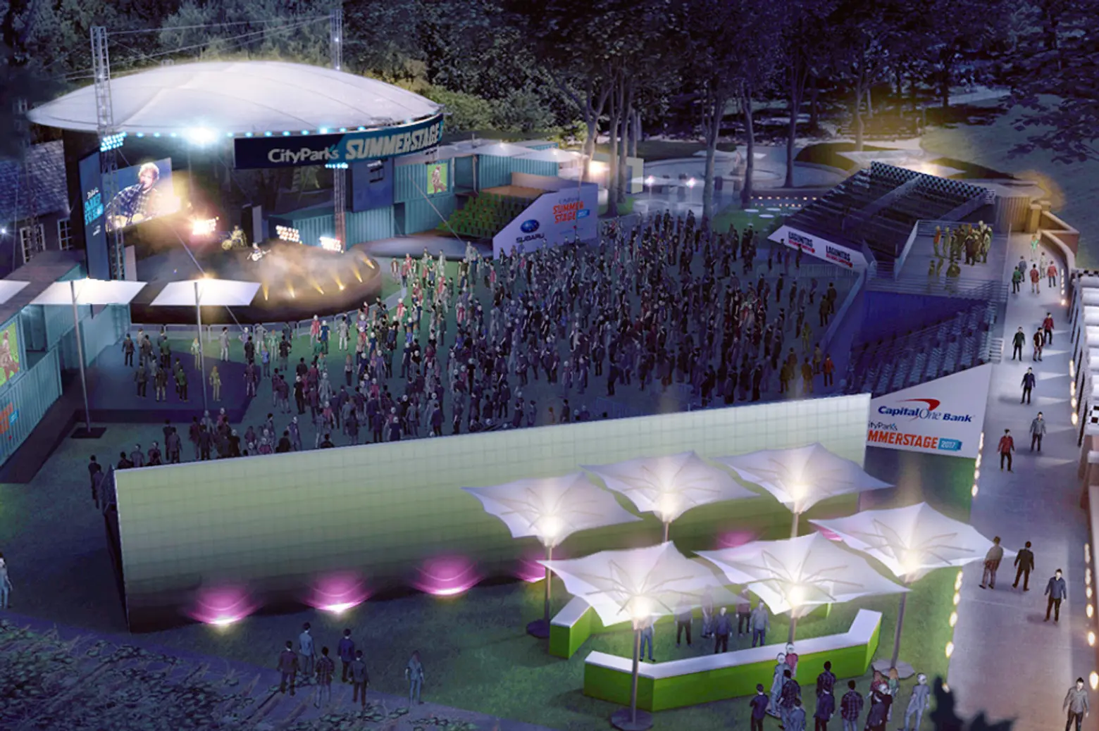 SummerStage in Central Park will get a revamp and new stage for the 2019 season