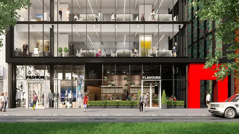 New renderings of Sunshine Cinema-replacing office tower reveal “Houston Alleyway”