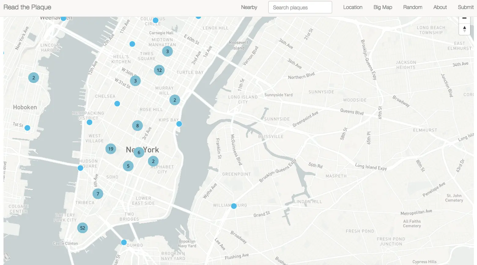 This tool maps thousands of plaques around the world, including hundreds near NYC