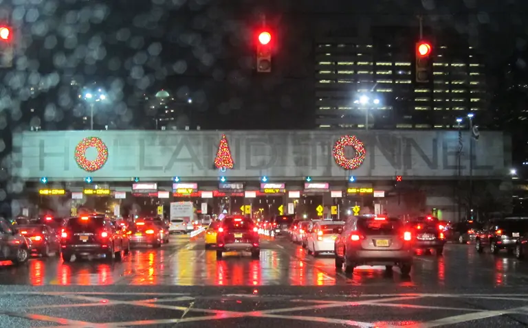 Port Authority launches public poll to decide fate of awkward Holland Tunnel holiday decorations