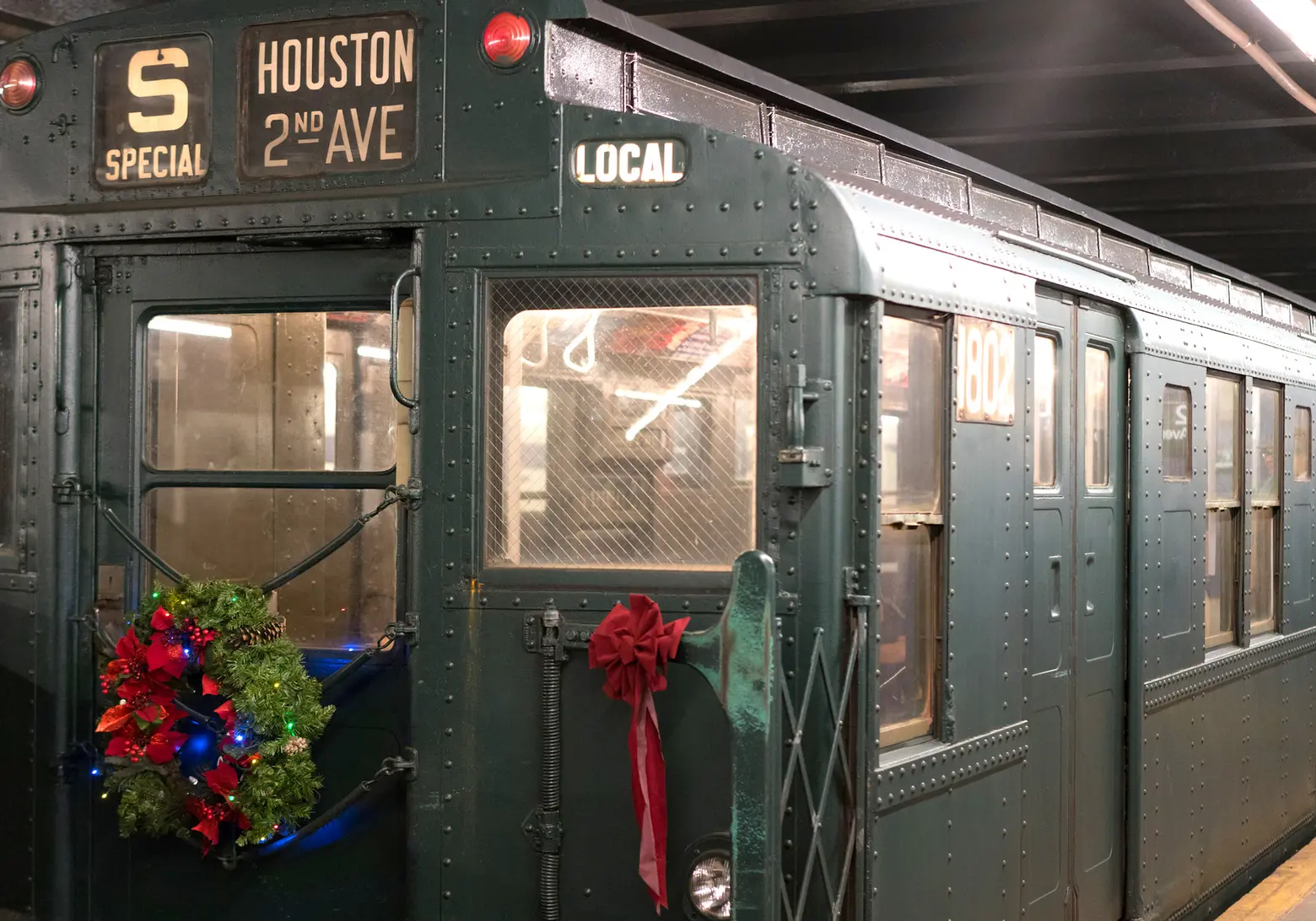 Ride back in time on vintage NYC trains and buses this holiday season