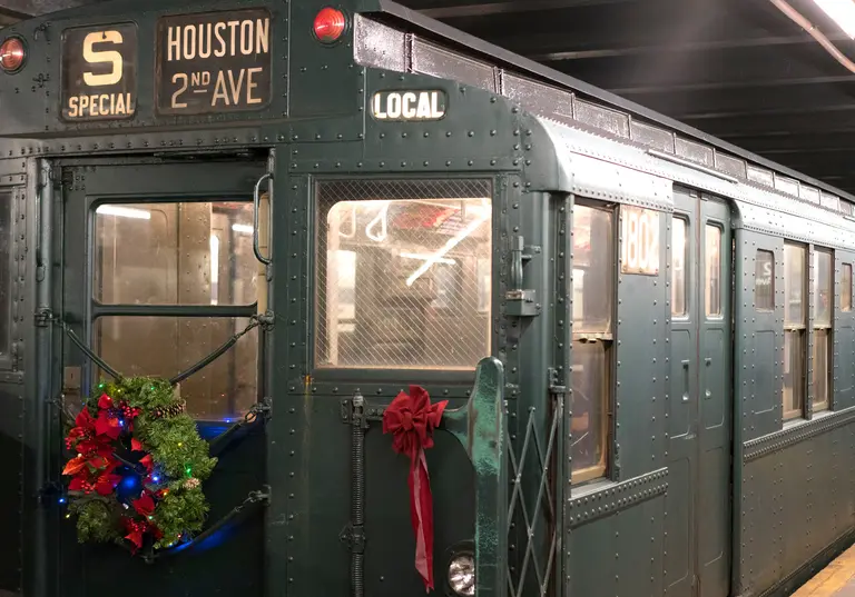 Ride back in time on vintage NYC trains and buses this holiday season