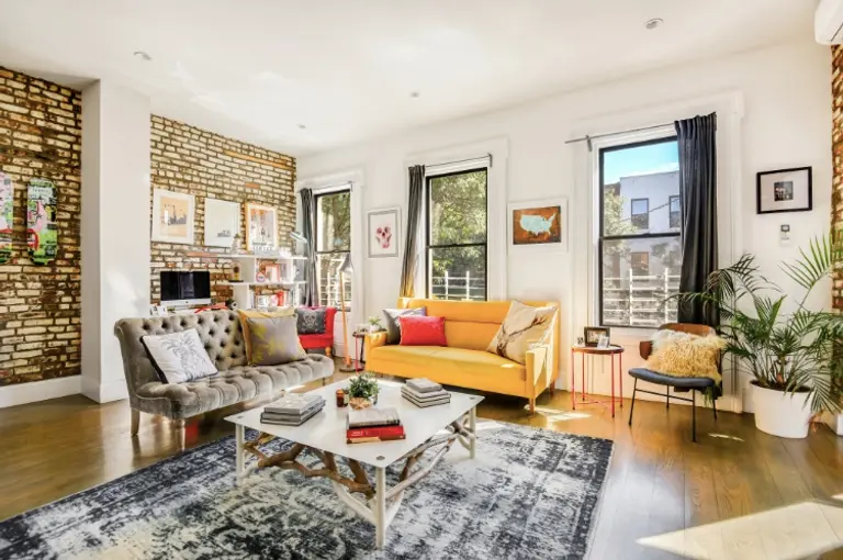 $10,500/month Cobble Hill duplex with four bedrooms and playful decor is a perfect family home