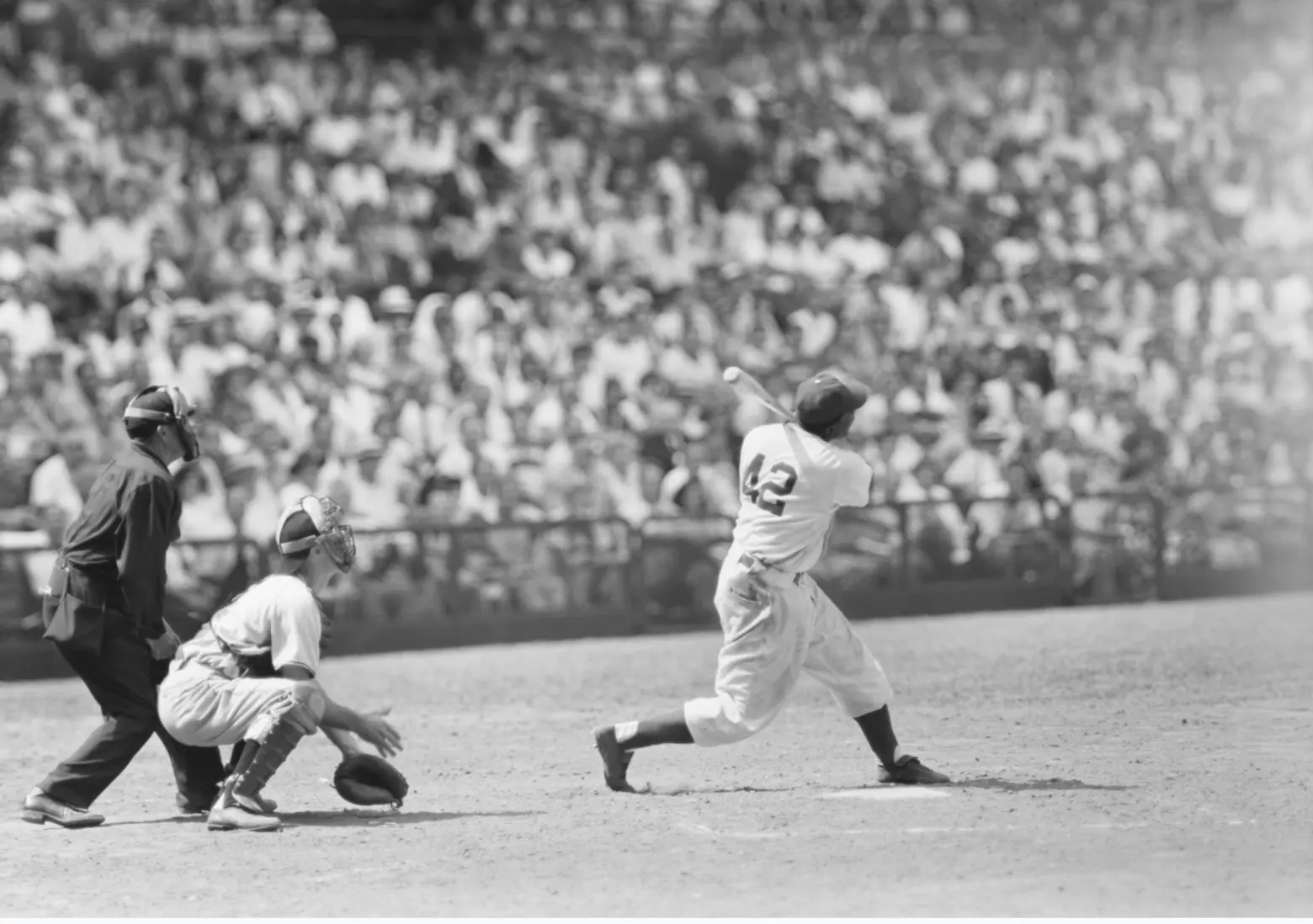 Brooklyn Dodgers Jackie Robinson 42 1955 Bank of America White
