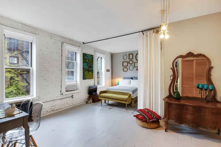 Rustic and industrial touches mix at this $725K Chelsea co-op