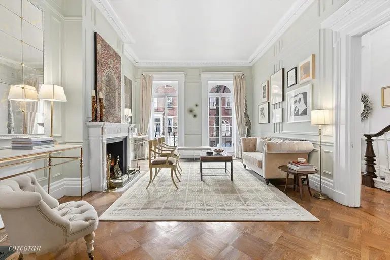 Architectural styles combine in this historic Greenwich Village townhouse, now asking $13.5M