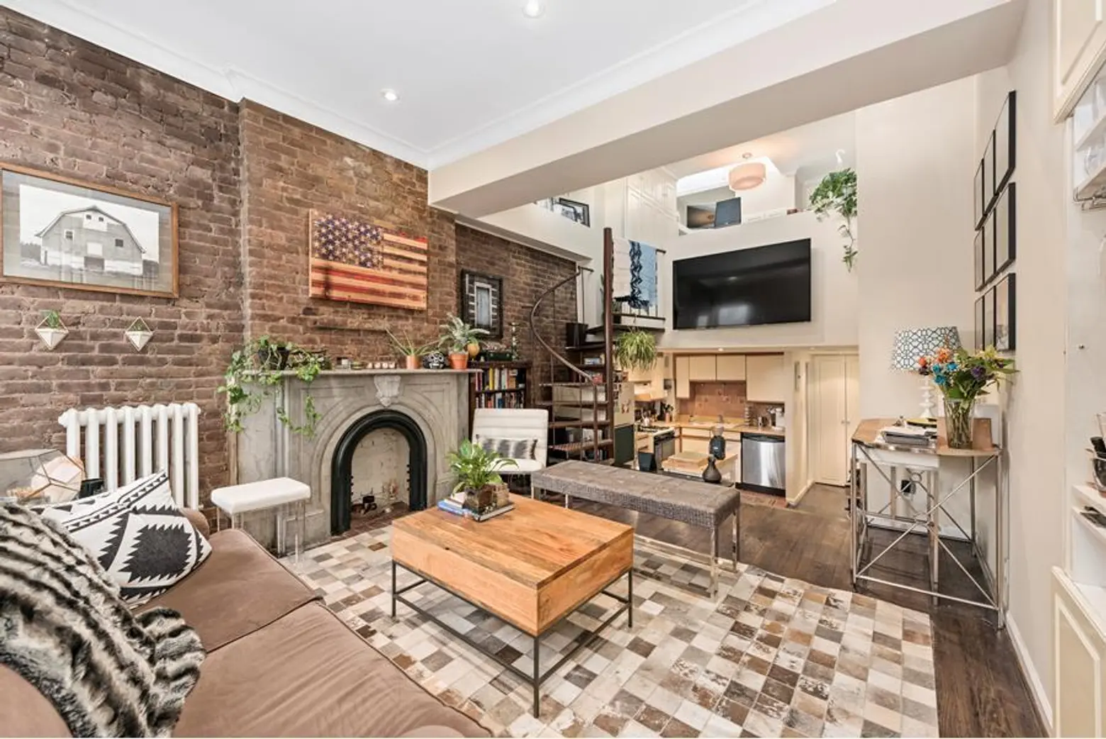For $825K, this Hell’s Kitchen duplex is as efficient as it is charming