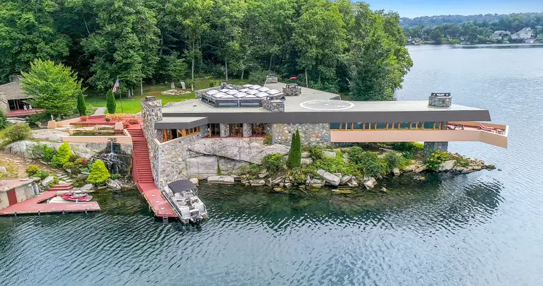 Private heart-shaped island with Frank Lloyd Wright-designed homes can be yours for $12.9M