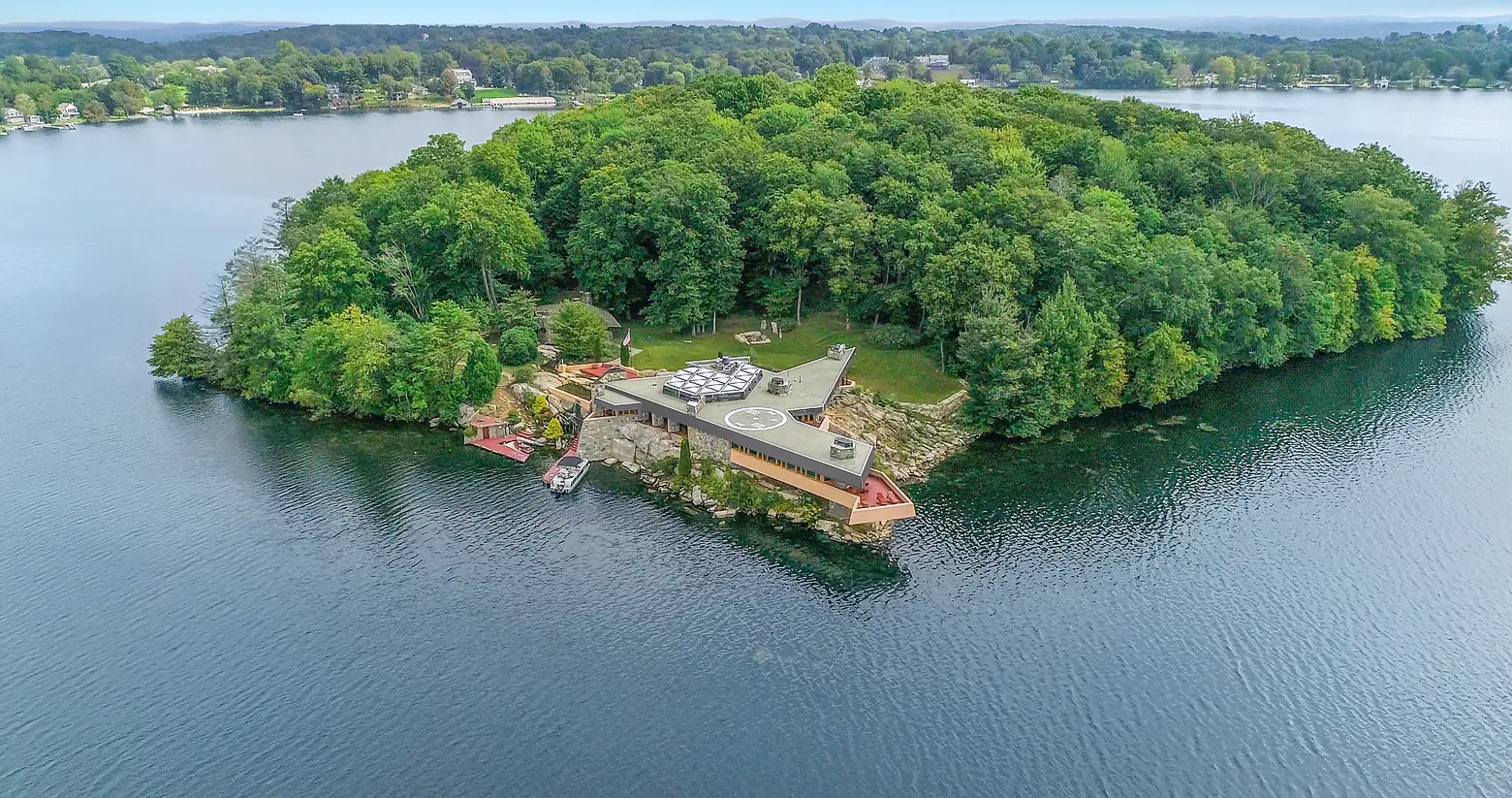 1 petre island, frank lloyed wright, upstate, cool listings, private islands