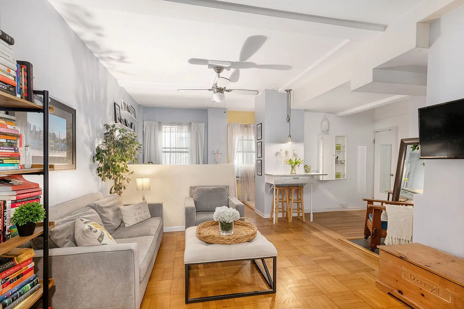 $419K Upper East Side co-op packs pre-war charm and plenty of character into its studio layout