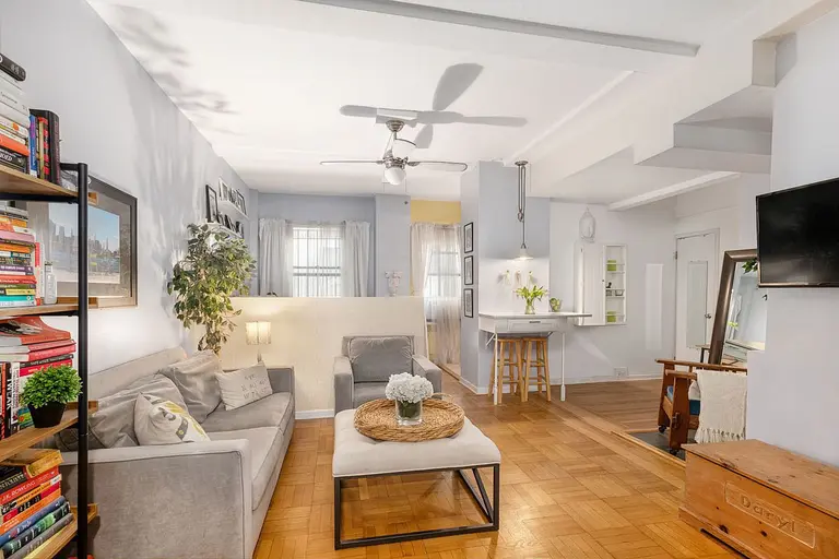 $419K Upper East Side co-op packs pre-war charm and plenty of character into its studio layout
