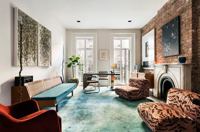 Pair of East Village townhouses with Mary-Kate Olsen history list for a ...