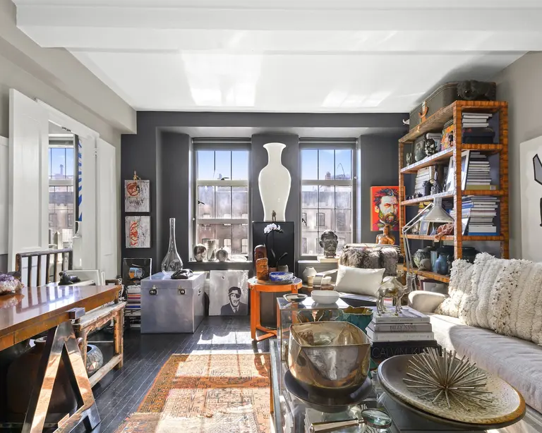 $650K Chelsea studio proves maximalism is possible in 500 square feet