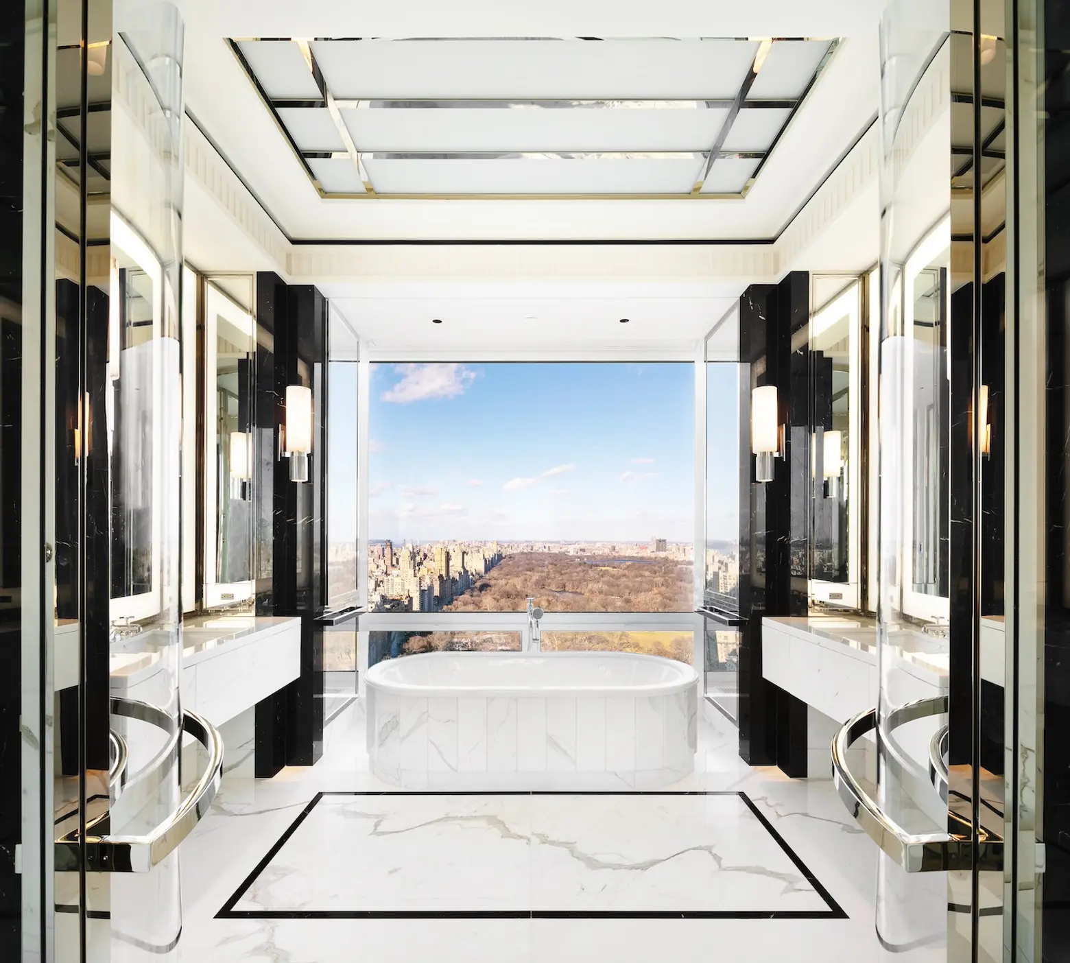 Get a rare look inside 220 Central Park South thanks to this $59K/month rental