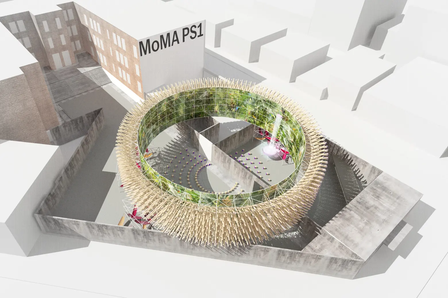 An interactive ‘junglescape’ is coming to the courtyard of MoMA PS1 this summer