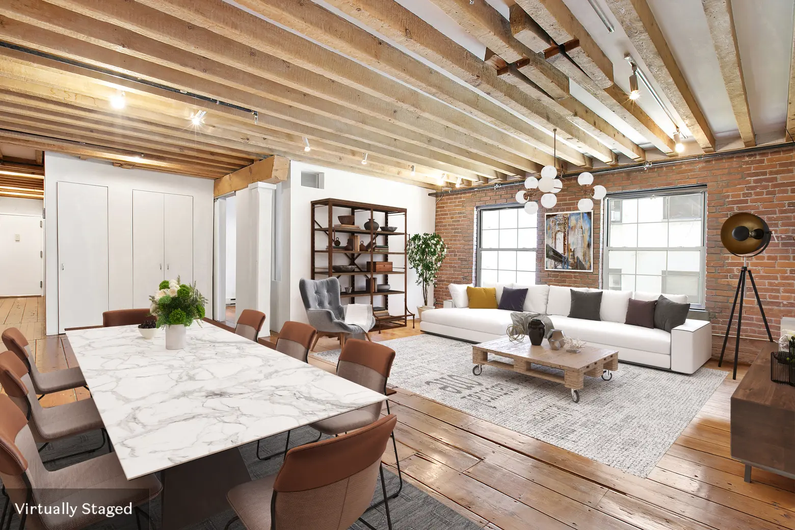 This $1.5M Seaport loft is a refreshing mix of old and new