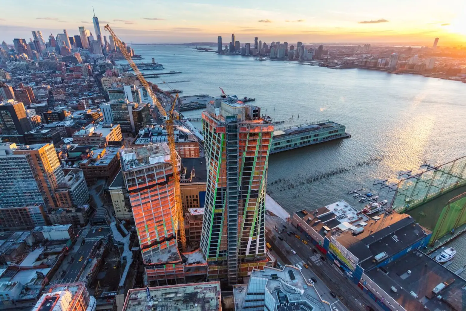 Bjarke Ingels’ two twisting towers top out in Chelsea
