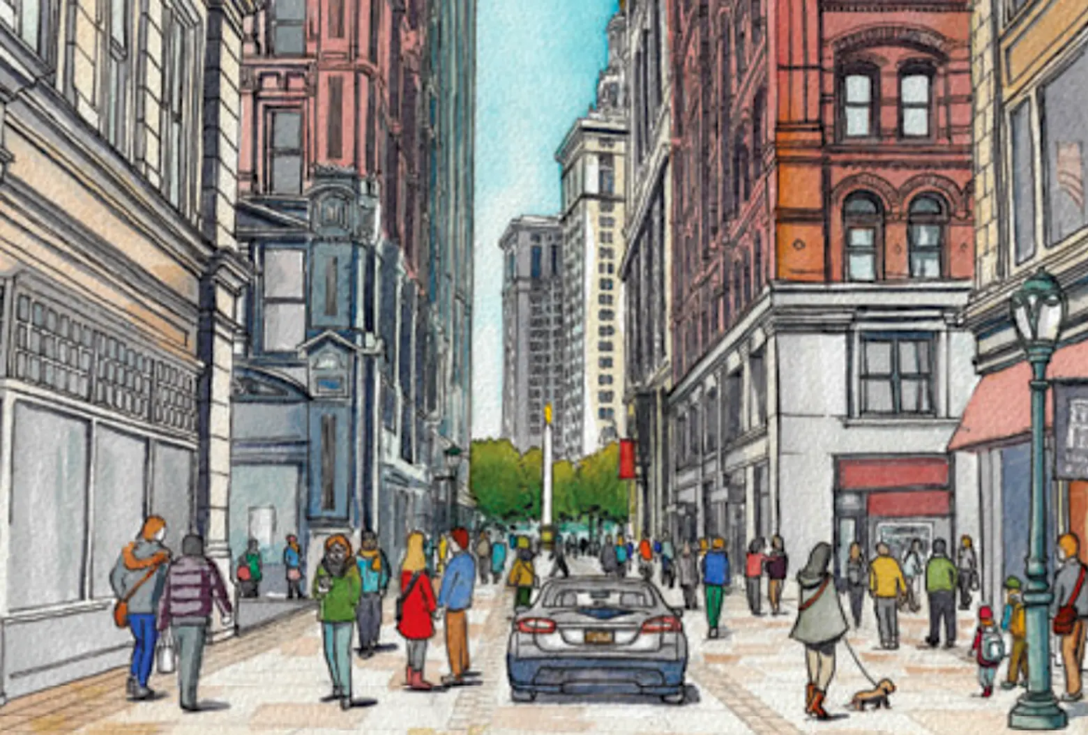 Neighborhood association calls for a 'slow street' district in FiDi | 6sqft