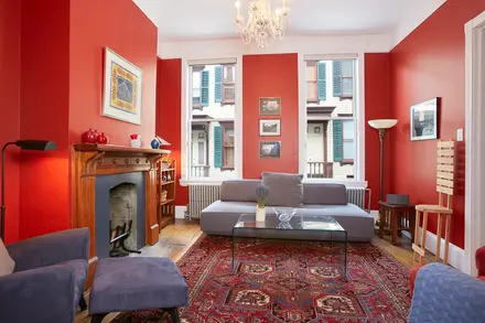Step back in time in this charming row house on Washington Height's ...