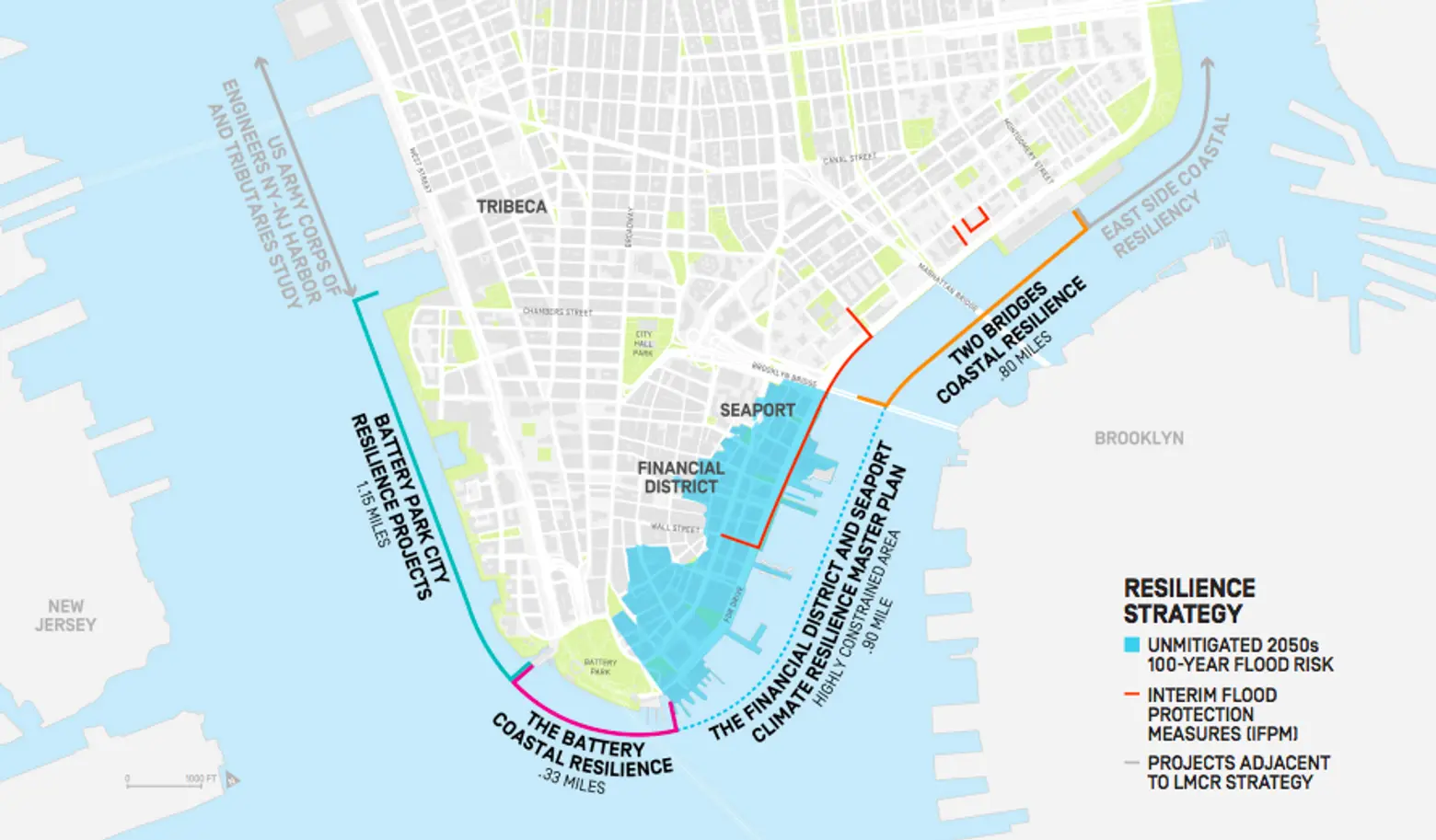 De Blasio unveils $10B plan to flood-proof Lower Manhattan by extending shoreline into the East River