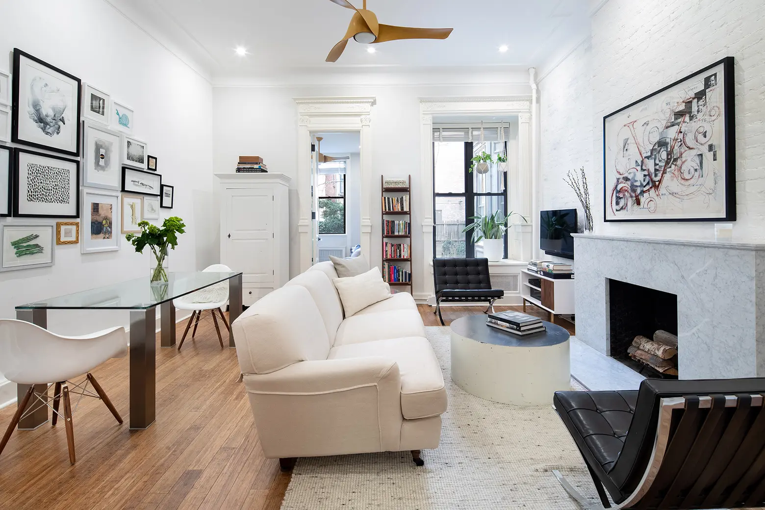 For $1.4M, this Upper West Side two-bedroom blends old-world charm with sleek, modern lines