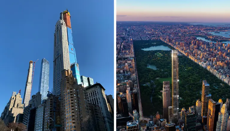 Central Park Tower rises above 432 Park, officially becomes tallest residential building in the world