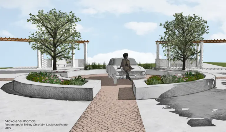 See the five designs proposed for the Shirley Chisholm monument in Prospect Park