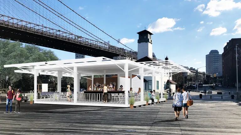 Mixed feedback from LPC on proposed open-air pavilion at Fulton Ferry Landing