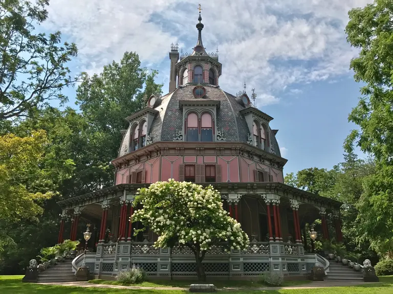 Tour Westchester’s Octagon House, the world’s only eight-sided, fully-domed Victorian home