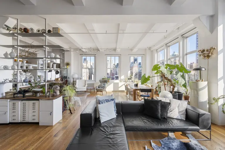 Sun-drenched Midtown West loft offers views of the Empire State Building and Hudson Yards for $1.75M
