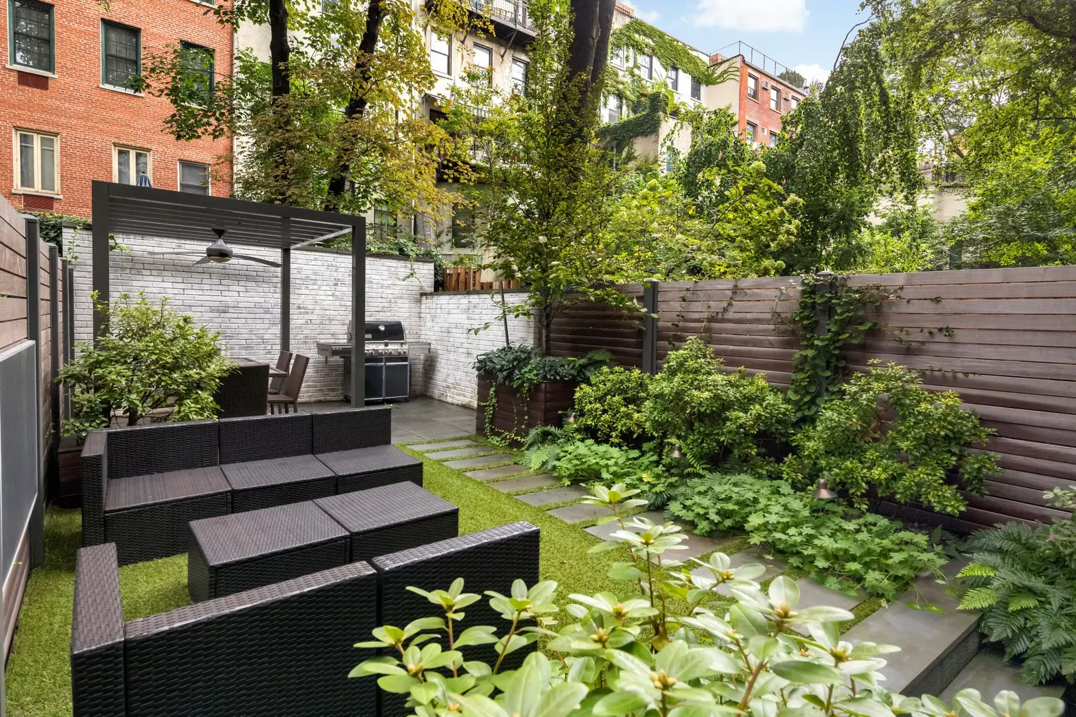 Renovated $3.2M Chelsea co-op has great details inside and a lush garden outside