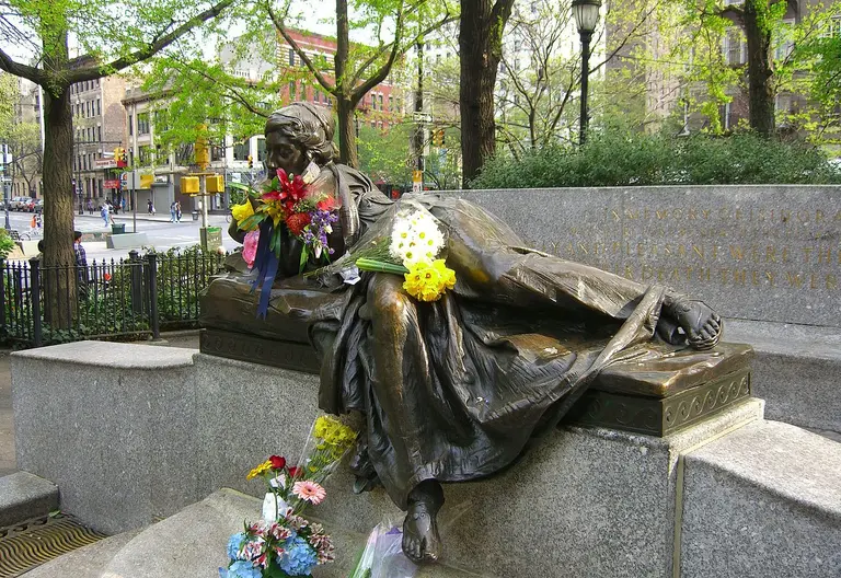 Miss Manhattan: The famous artist’s model who sits in iron and marble throughout the city
