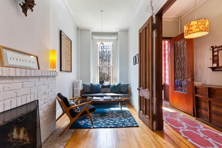 This cute slice of a Clinton Hill townhouse has rooms for everyone, a garden and a roof deck for $2.8M