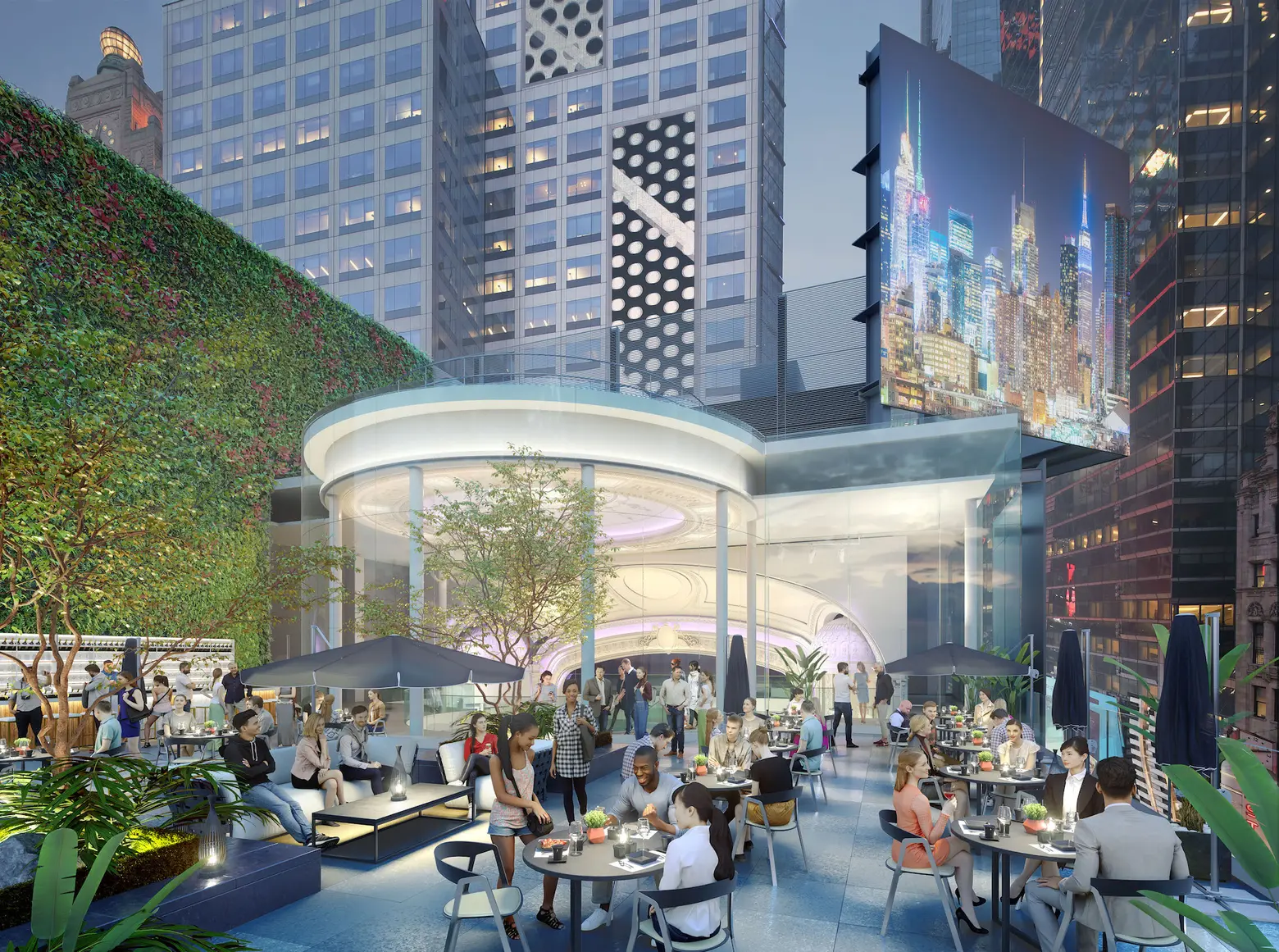 See more renderings of historic Times Square Theater’s $100M overhaul