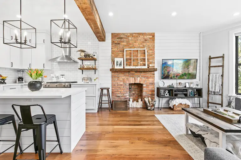 $735K Park Slope co-op is light, bright, and brimming with rustic chic