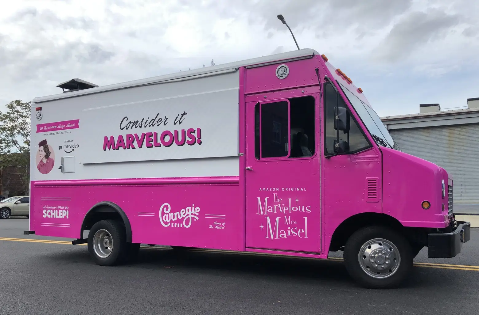 Carnegie Deli and ‘Mrs. Maisel’ team up on a pastrami food truck this week