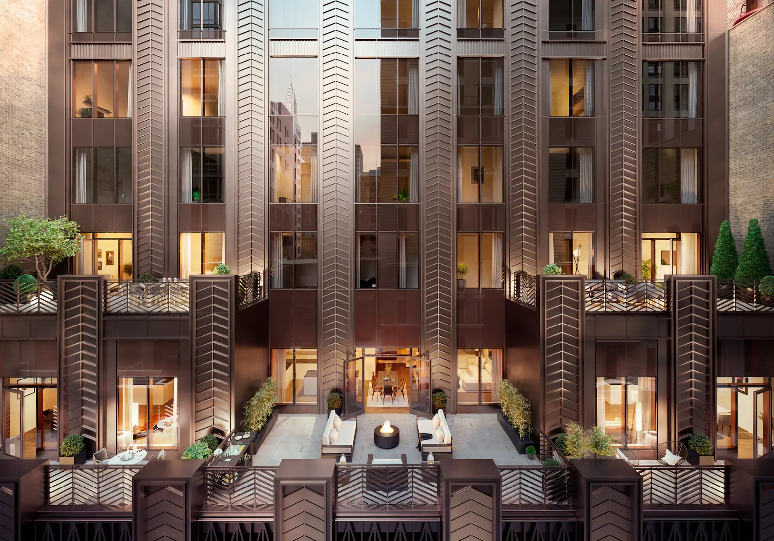 Rockefeller Center developer reveals new Art Deco views of its first residential tower in Nomad