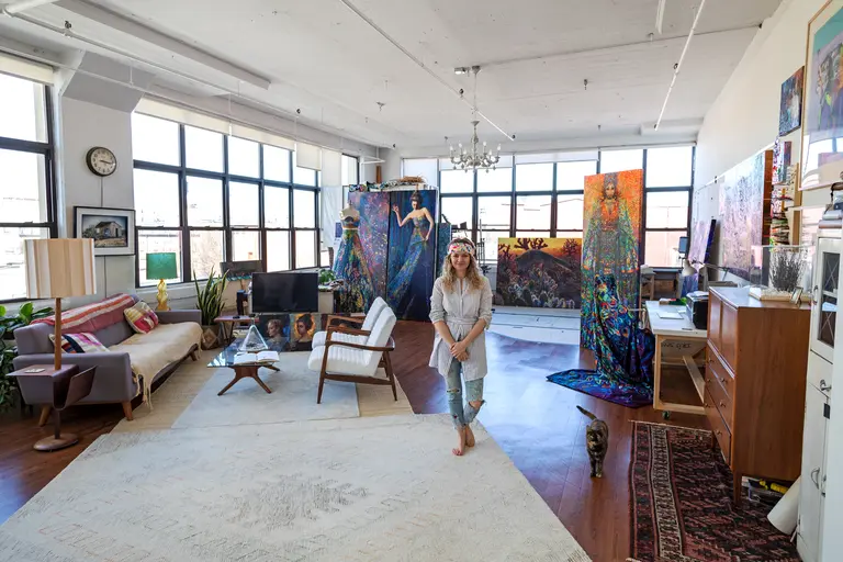My 1,200sqft: Finger painting pioneer Iris Scott shows off her bright Bed-Stuy studio