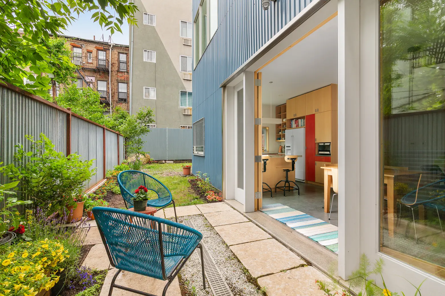 $2.2M Wallabout townhouse comes with multiple outdoor spaces and two parking spots