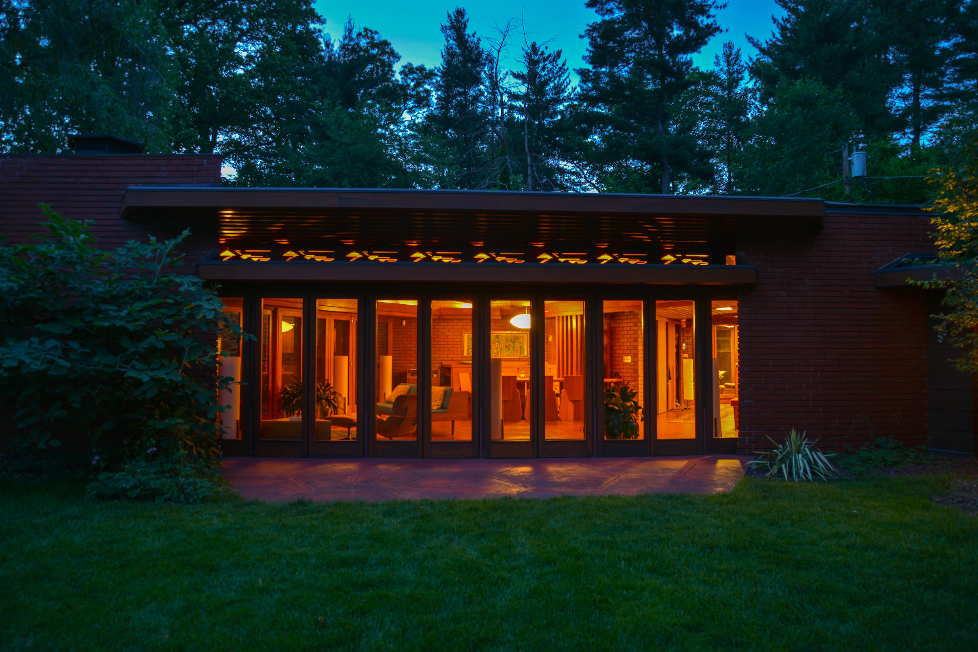 Frank Lloyd Wright s unique hexagonal house in Glen Ridge NJ is