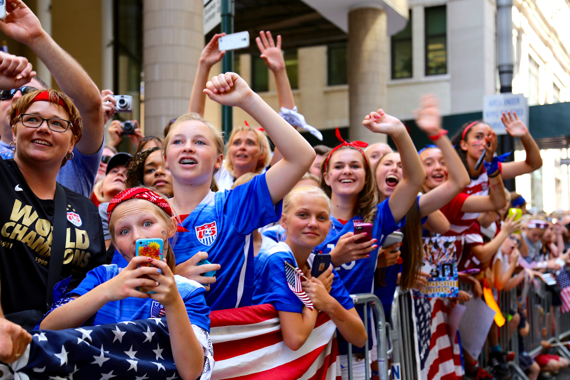 U.S. Women's Soccer Ticker Tape Parade Photos