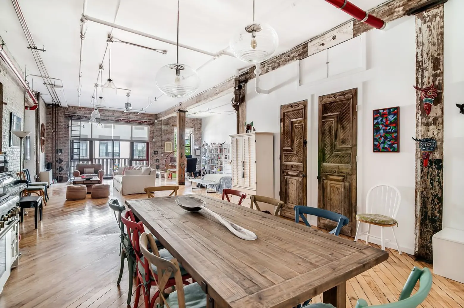For $6K/month, a trendy loft studio with a piano in Williamsburg’s popular Mill Building