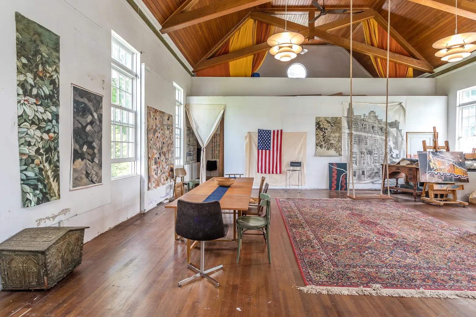 Asking $525K, this historic Connecticut church conversion is the perfect creative sanctuary