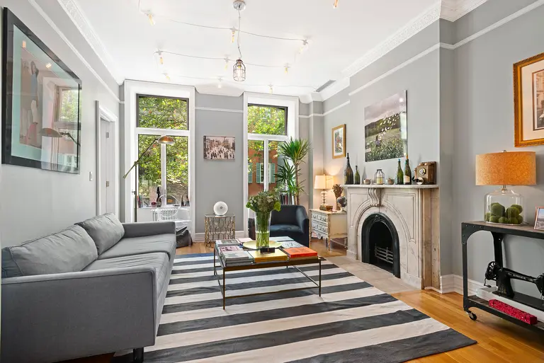Classic East Village brownstone apartment with private outdoor space seeks $6.8K/month